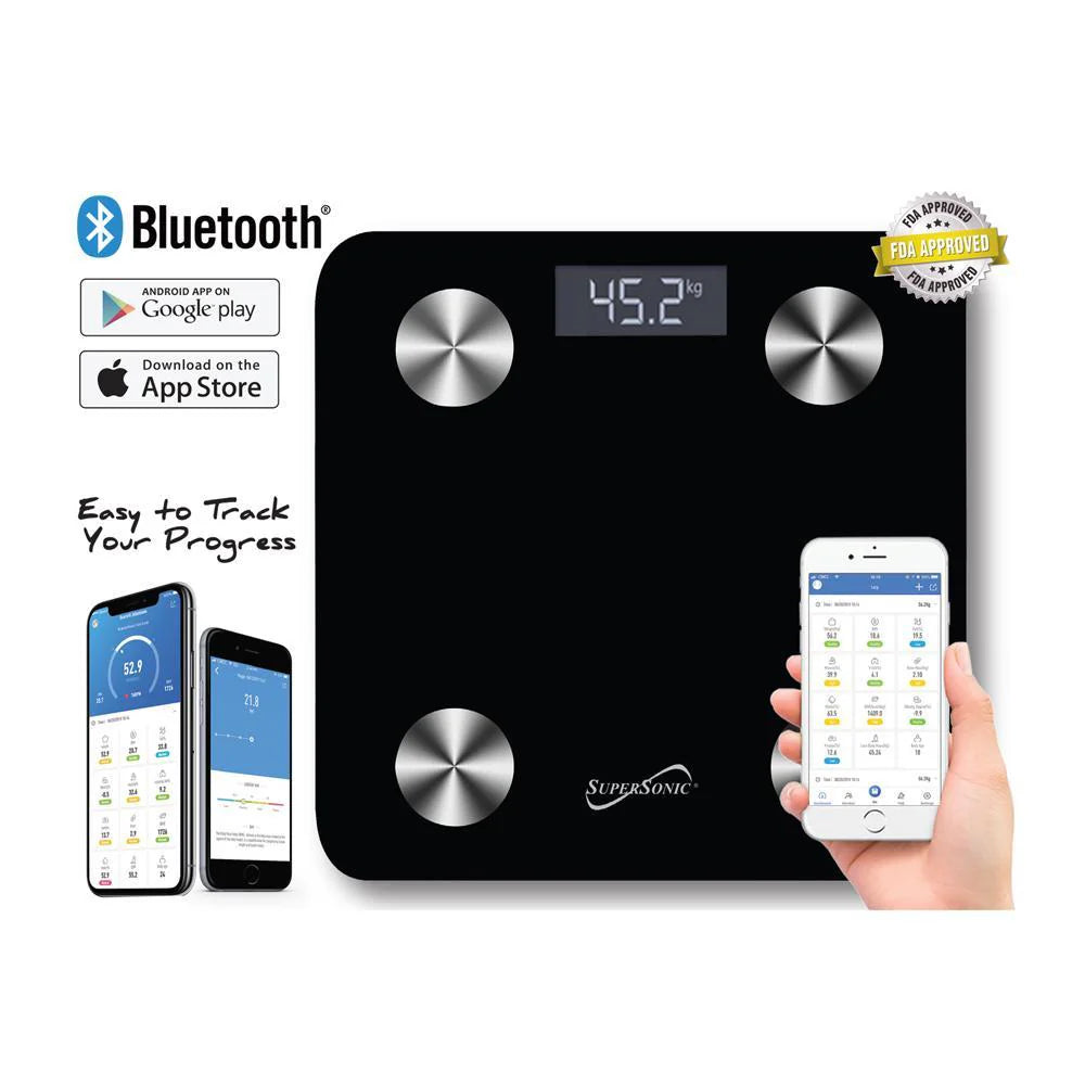 Supersonic Smart Scale Body Composition Analyzer with App